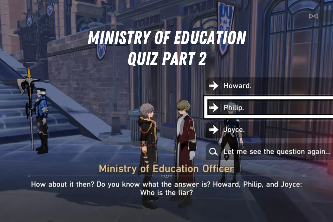 ministry of education quiz part 2