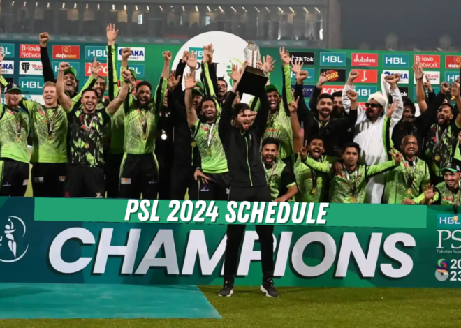 psl 2024 schedule