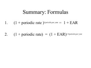 ear formula