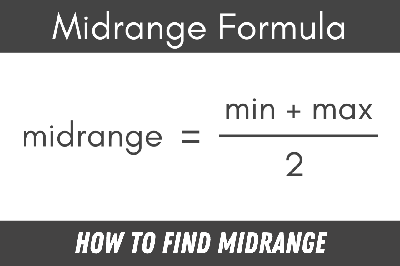 how to find midrange